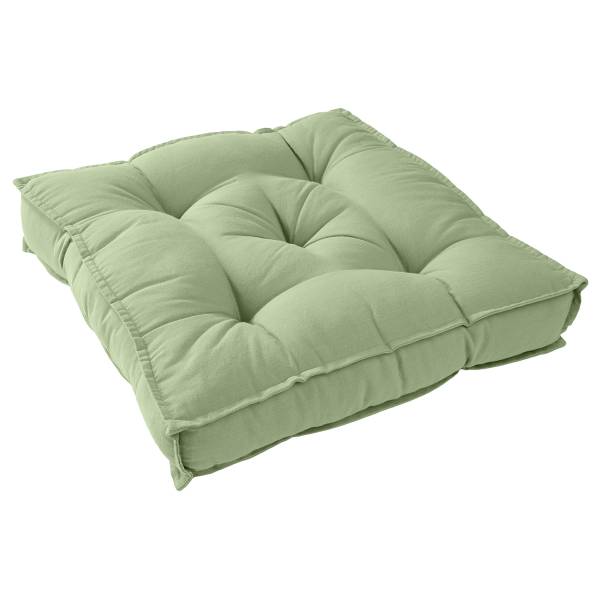 Sitzkissen SOLID - Baumwolle / Polyester - Salbei