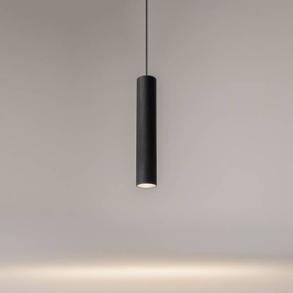 Pendelleuchte Artisan - Aluminium - 1-flammig - Schwarz