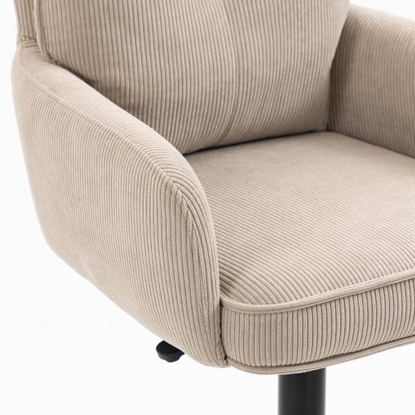 Drehbarer Barstuhl DIDRIP 2er-Set - Höhenverstellbar - Cappuccino - Sternförmig