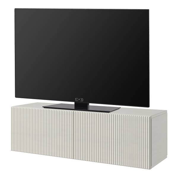 Massives Hänge-TV-Lowboard SKAO - Kaschmir - Breite: 100 cm