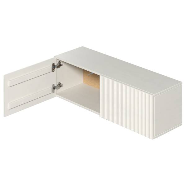 Massives Hänge-TV-Lowboard SKAO - Kaschmir - Breite: 100 cm