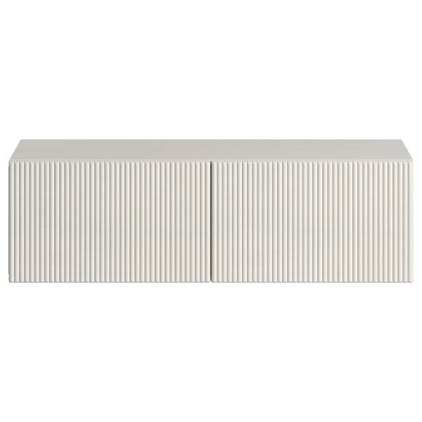 Massives Hänge-TV-Lowboard SKAO - Kaschmir - Breite: 100 cm