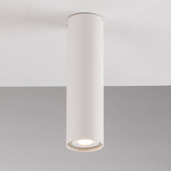 Pendelleuchte Fluke Typ A - Aluminium - 1-flammig - Weiß - Höhe: 20 cm