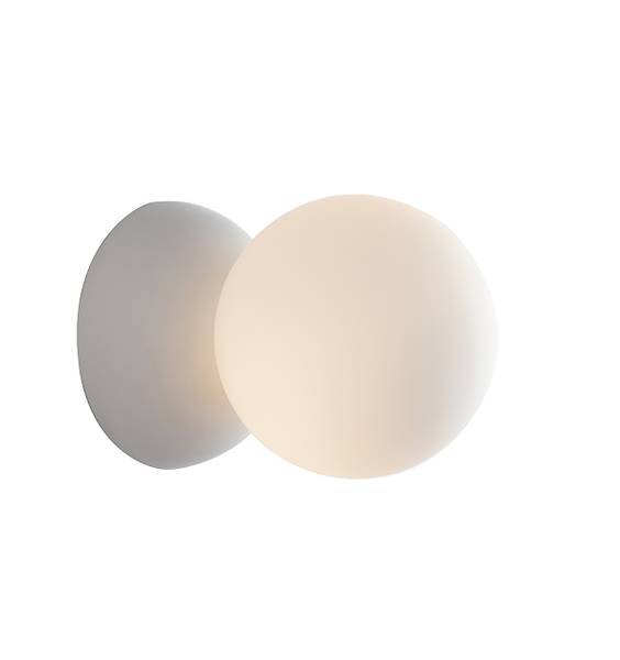 Deckenleuchte Kiss - Acrylglas / Gips - 1-flammig