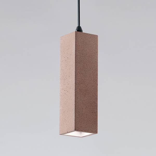 Pendelleuchte Kruk Typ A - Beton / Aluminium - 1-flammig - Braun