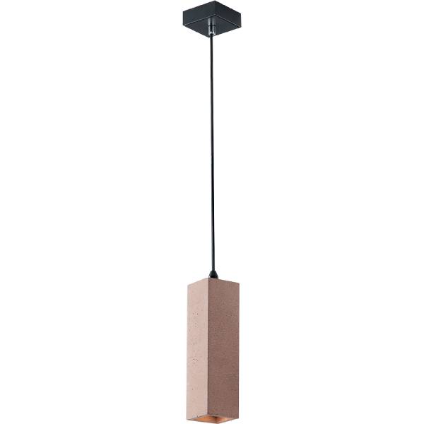 Pendelleuchte Kruk Typ A - Beton / Aluminium - 1-flammig - Braun