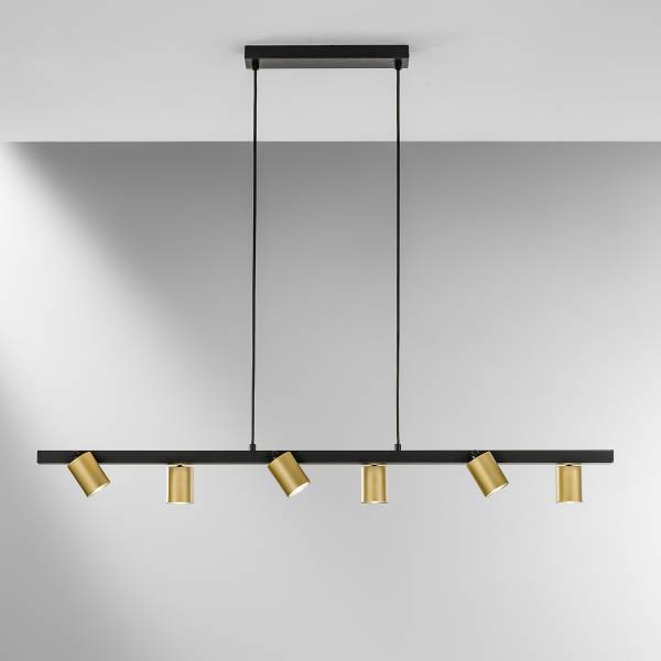 Pendelleuchte Nizza - Aluminium - 6-flammig