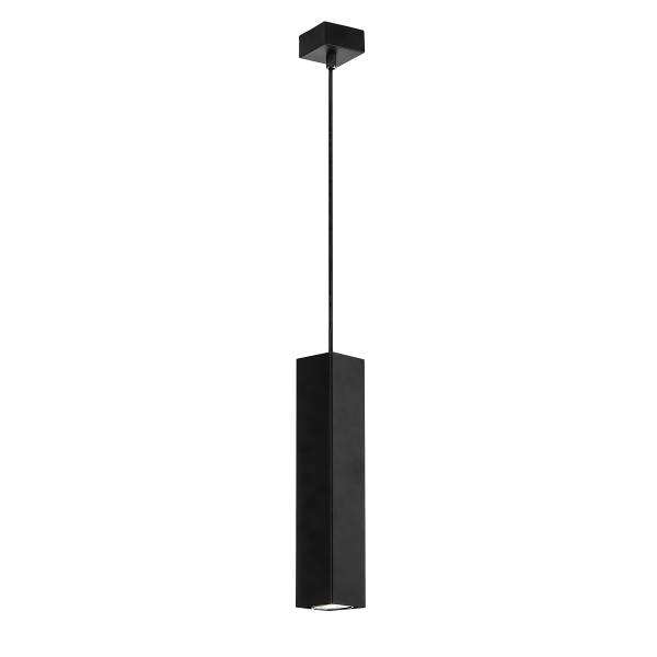 Pendelleuchte Fluke Typ D - Aluminium - 1-flammig - Schwarz
