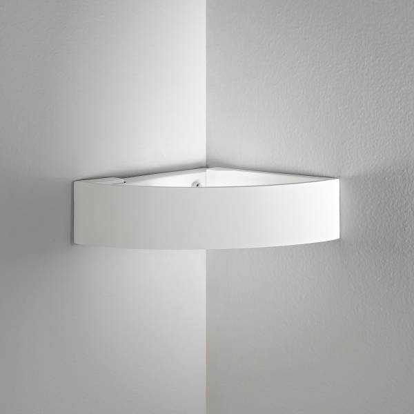 Wandleuchte Mykonos - Satiniertes glas / Gips - 1-flammig