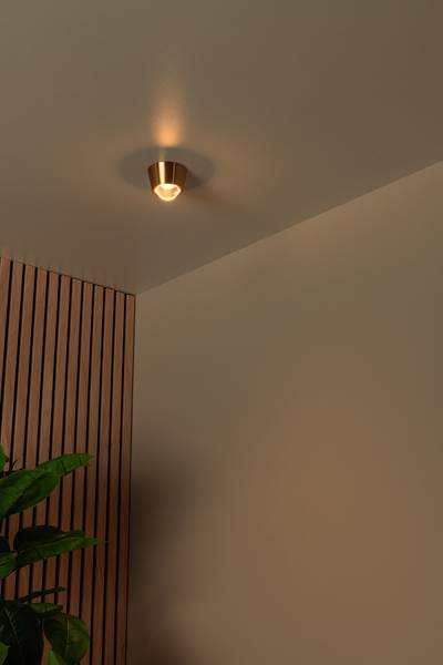Deckenleuchte Rigon - Aluminium - Gold
