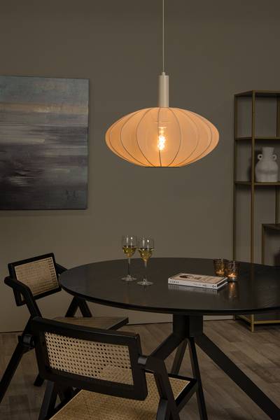 Pendelleuchte Corina Typ A - Polyester - Beige