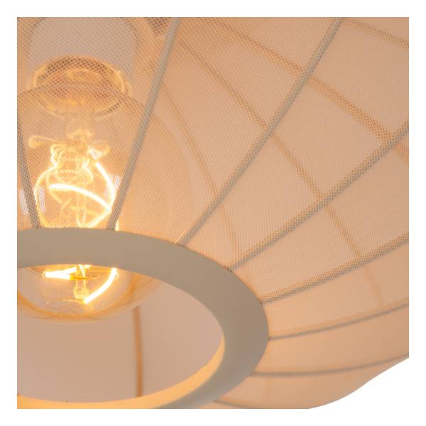 Pendelleuchte Corina Typ A - Polyester - Beige