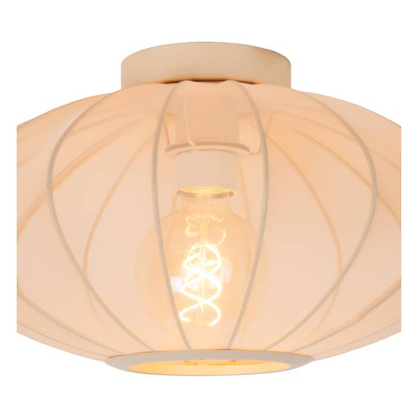 Deckenleuchte Corina - Polyester - Beige
