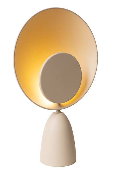 Tischleuchte Castamar - Stahl - Beige