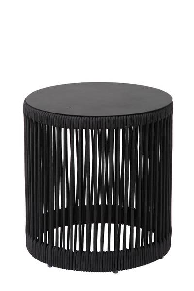 Akku-Stehleuchte Pingi - Polyester - Schwarz - Höhe: 37 cm