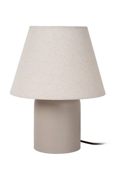 Tischleuchte Macia - Keramik - Beige