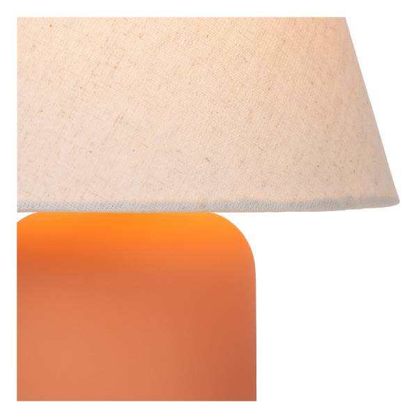 Tischleuchte Macia - Keramik - Orange