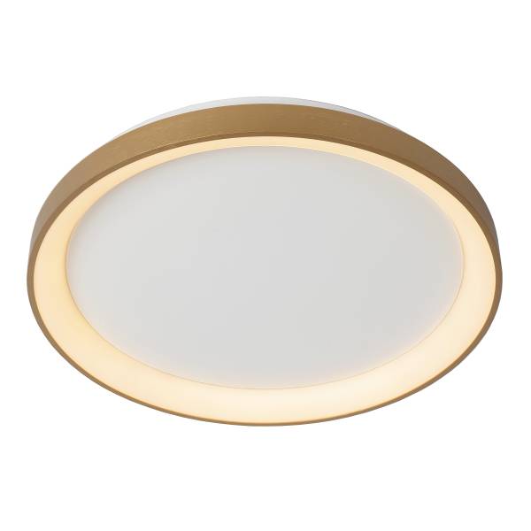 LED-Deckenleuchte Vidal - Acrylglas - Gold - Durchmesser: 48 cm