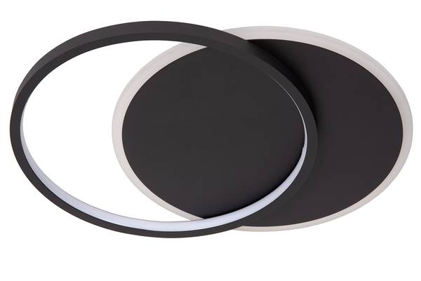 LED-Deckenleuchte Axelle - Polypropylen - Schwarz