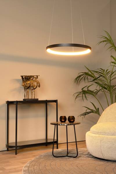 LED-Pendelleuchte Vidal - Aluminium - Schwarz