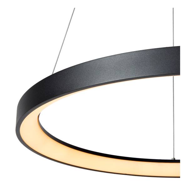LED-Pendelleuchte Vidal - Aluminium - Schwarz