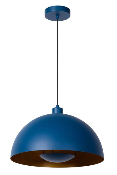 Pendelleuchte Siemon - Stahl - Blau