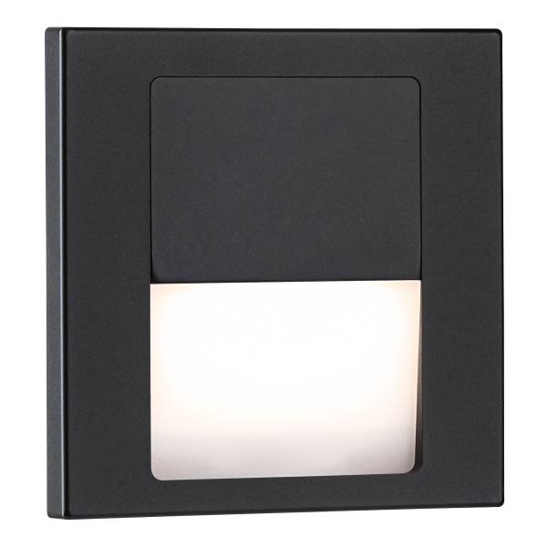 LED-Einbauleuchte Tsaro - Kunststoff - Schwarz