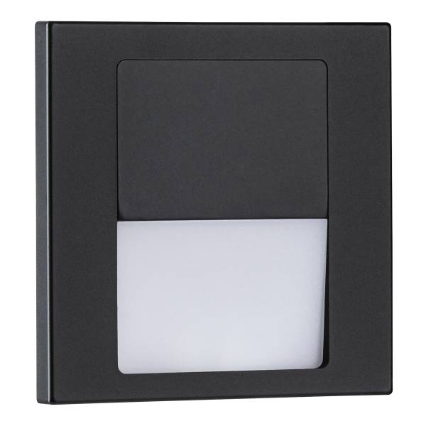 LED-Einbauleuchte Tsaro - Kunststoff - Schwarz