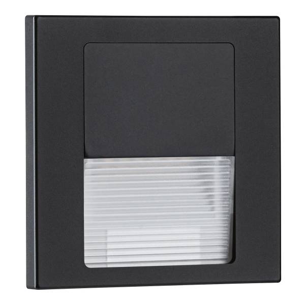 LED-Einbauleuchte Tsaro - Kunststoff - Schwarz