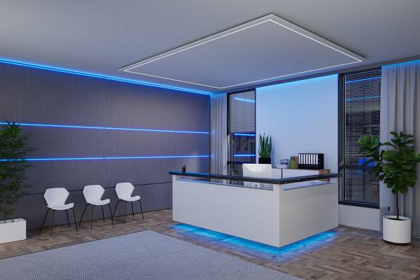 LED-Strip MaxLED 500 RGB - Kunststoff - Silber - Breite: 150 cm - 4er Set