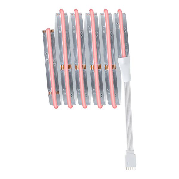 LED-Strip MaxLED 500 RGB - Kunststoff - Silber - Breite: 150 cm - 4er Set