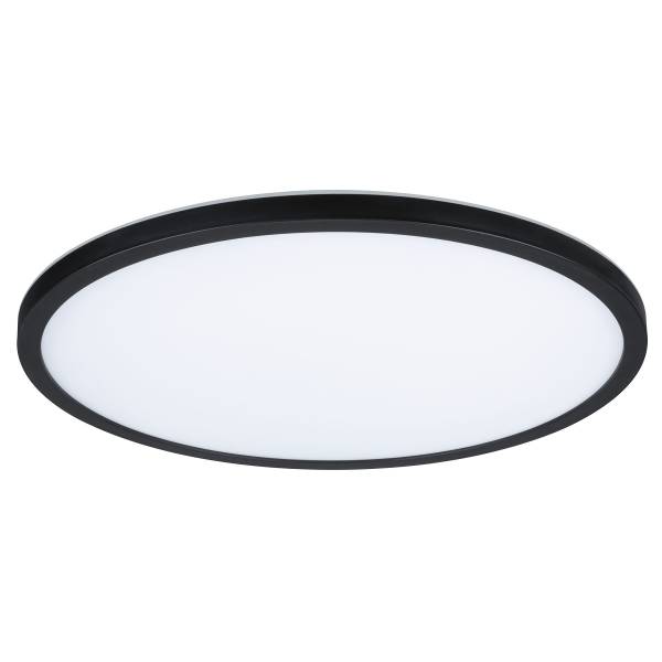 LED-Deckenleuchte Atria Shine WS Rund - Kunststoff - Schwarz