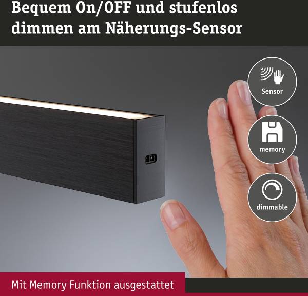 LED-Pendelleuchte Aptare - Aluminium - Schwarz