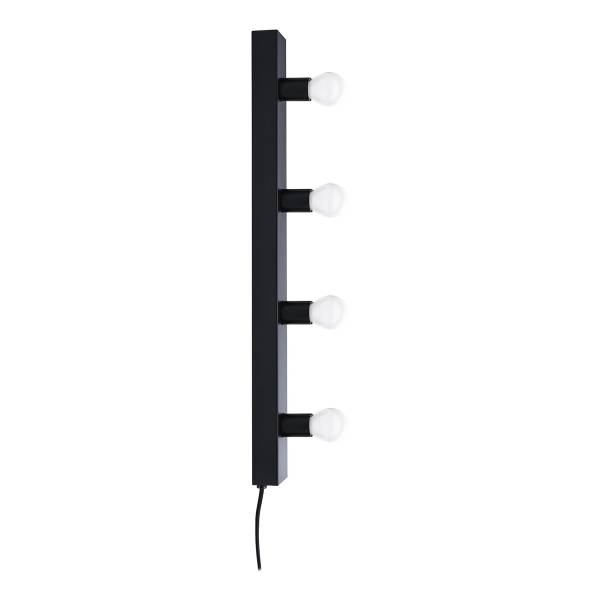 Wandleuchte Regula II Typ B - Aluminium - Schwarz