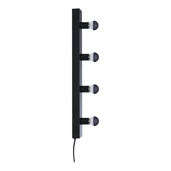 Wandleuchte Regula II Typ B - Aluminium - Schwarz