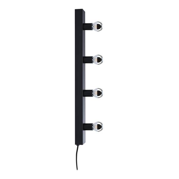 Wandleuchte Regula II Typ B - Aluminium - Schwarz