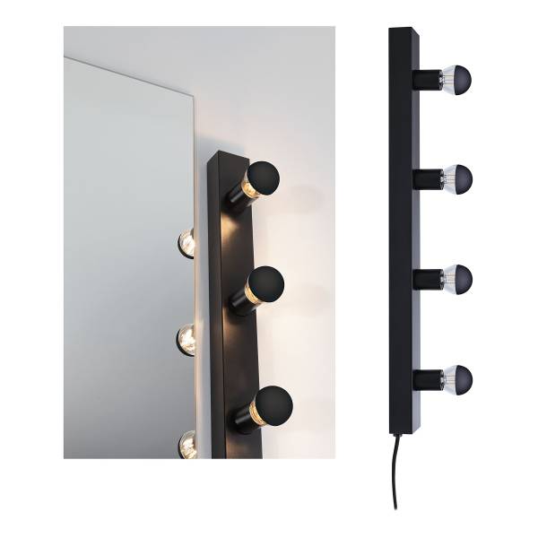 Wandleuchte Regula II Typ B - Aluminium - Schwarz