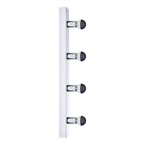 Wandleuchte Regula II Typ A - Aluminium - Chrom - Flammenanzahl: 4