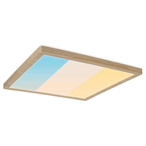 LED-Deckenleuchte Atria Shine WS - Kunststoff - Eiche Dekor