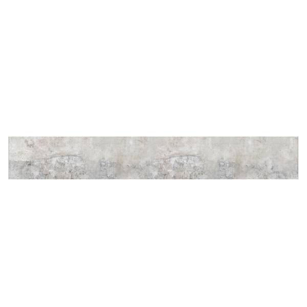 Küchenrückwand Shabby Betonoptik Premium - Polypropylen - Grau - 300 x 60 cm