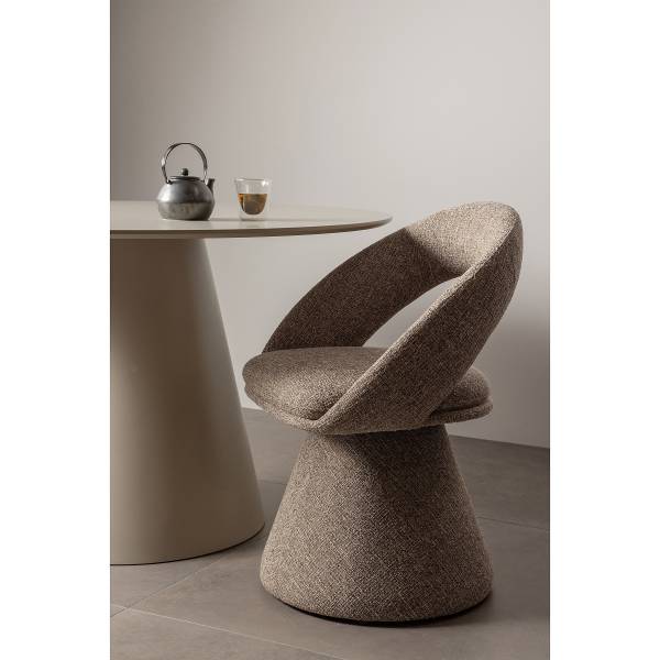 Drehbarer Sessel Winter - Hellbraun