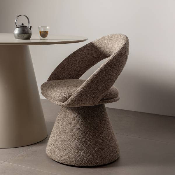 Drehbarer Sessel Winter - Hellbraun