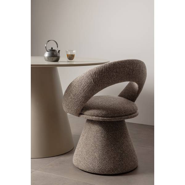 Drehbarer Sessel Winter - Hellbraun