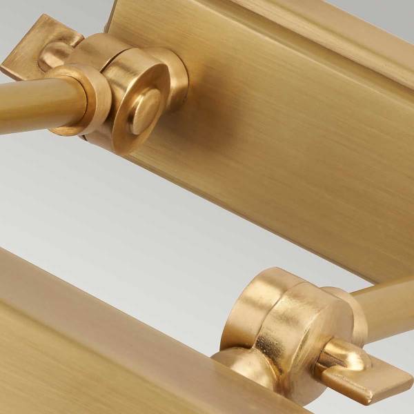 Bilderleuchte Chawton - Stahl - Messing