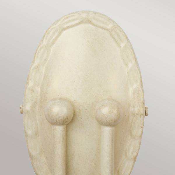Wandleuchte Minster - Stahl - Ivory - Flammenanzahl: 2