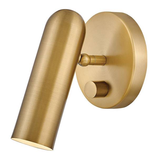Wandleuchte Dax - Stahl - Gold