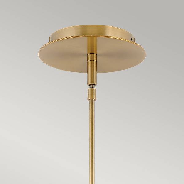 Pendelleuchte Dax - Stahl - Gold