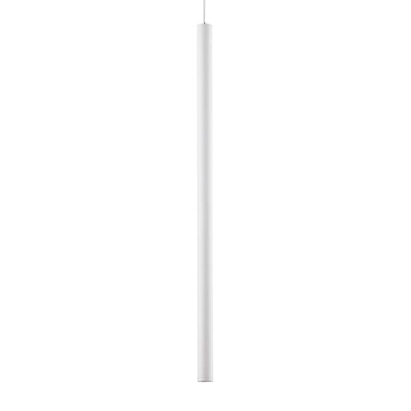 Pendelleuchte Ultrathin - Aluminium - Weiß