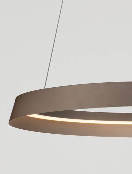 Pendelleuchte Ormi - Aluminium - Gold - Durchmesser: 60 cm
