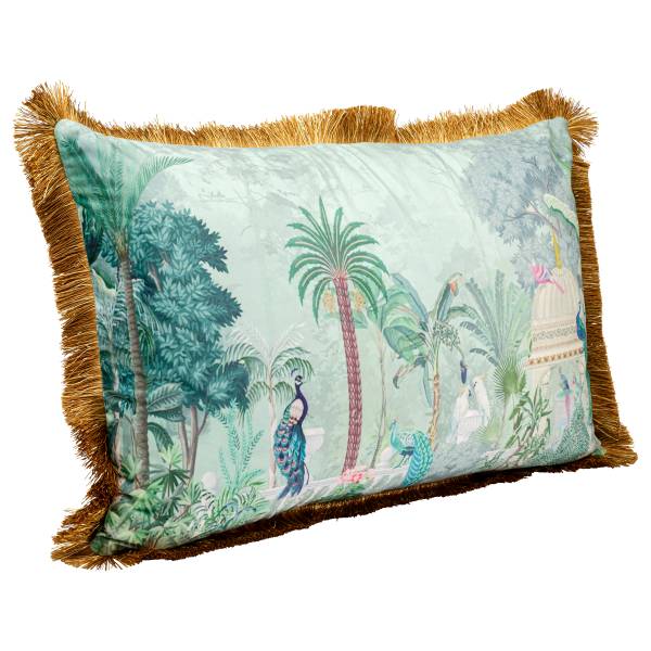 Dekokissen Jungle Tempel - Polyester - Multicolor